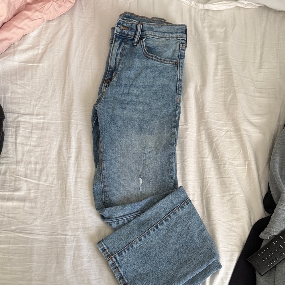 Old Navy Light Blue Straight Leg Jeans